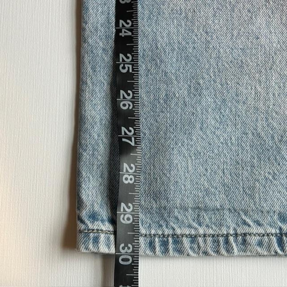Levis Low Pro Straight Jeans Light Wash Denim Size 28 Womens 30x30 - Picture 11 of 11